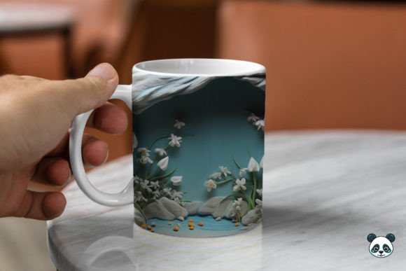 3D Snowdrop Mug Wrap Sublimation 1 Guide