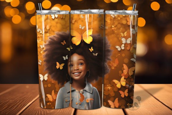 Elevate Designs with 3D Afro Girl Art