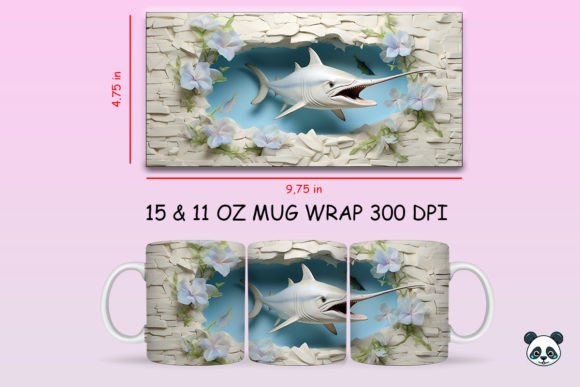 Elevating Custom Drinkware: The Strategic Value of the 3D Swordfish Mug Wrap PNG