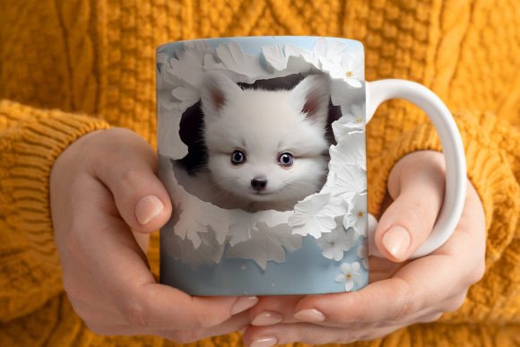 Elevating Sublimation Projects with the 3D Fox Mug Wrap Png 1 Design