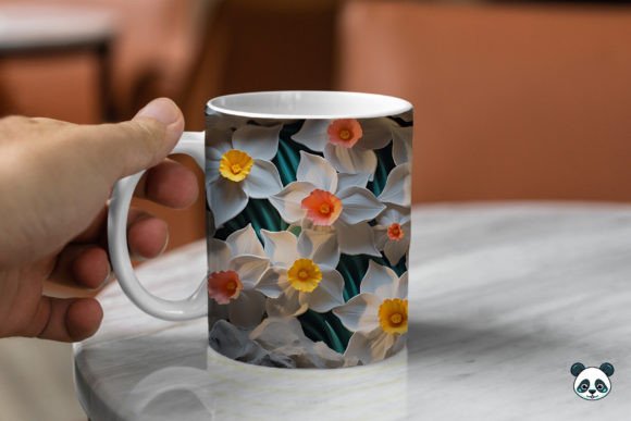 Elevating Sublimation Projects with the 3D Paperwhite Narcissus Mug Wrap