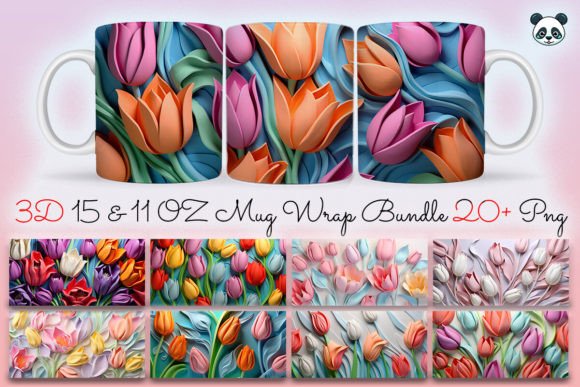 Evaluating the 3D Tulip Mug Wrap Sublimation Bundle for Custom Drinkware Projects