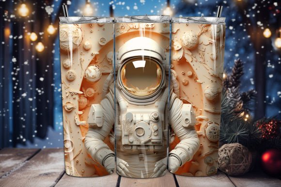 Exploring the Galaxy of Creativity: A Guide to 3D Halloween Astronaut Tumbler Wraps