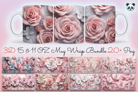 Mastering 3D Rose Mug Wrap Sublimation Bundles for Professional Drinkware