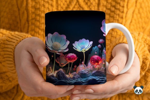 Unlocking Creative Potential with the 3D Cosmos Mug Wrap Sublimation 5 Design