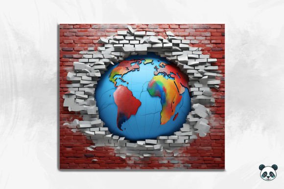 Unlocking Creative Potential with the 3D Earth Cracked Hole Tumbler Wrap 3 Design